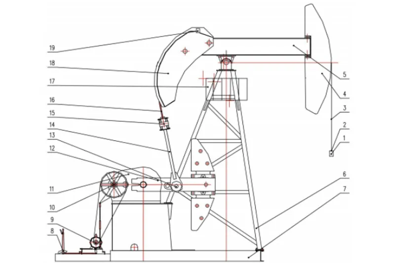 Станок-качалка с двуплечными балансирами.01